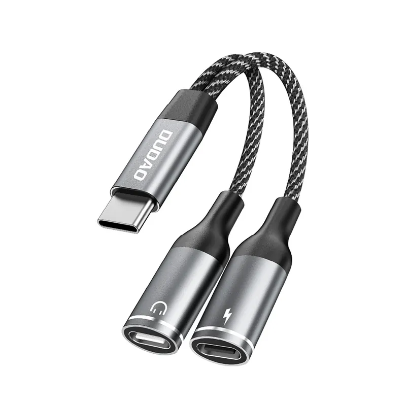 Kup teraz DUDAO ® 2W1 Adapter Przejściówka Rozdzielacz Usb-C Hurtownia Dropshipping