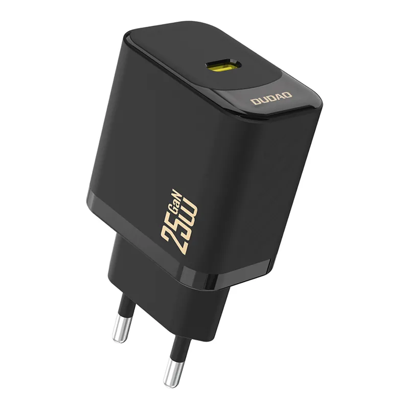 Darmowy zwrot DUDAO ® Ładowarka Sieciowa 25W Gan Usb-C - Czarna Hurtownia Dropshipping