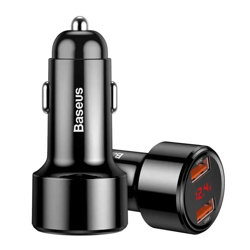 BASEUS ® Ładowarka Samochodowa 2X Usb Magic Series Dual Hurtownia Sklep Wyprzedaż