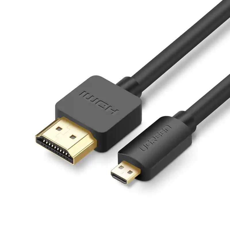 Darmowy zwrot UGREEN ® Kabel Przewód Audio Video Microhdmi - Hdmi 2.0 1M Czarny Hurtownia Skle