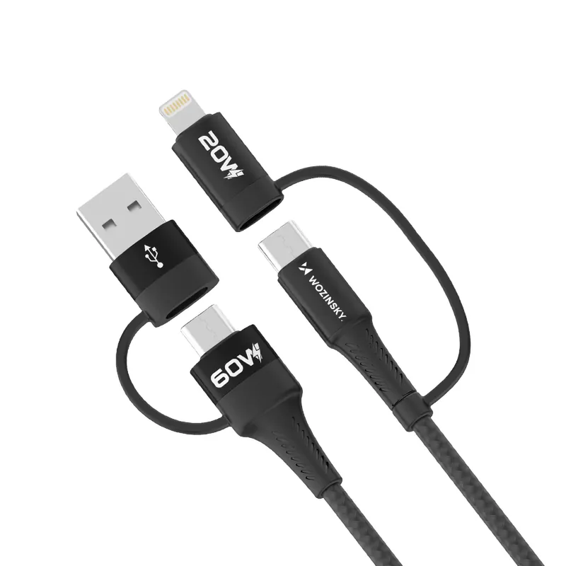 Tylko do końca tygodnia WOZINSKY ® Trwały Elastyczny Kabel Przewód Usb-C - Usb-C Pd 65W Hurtownia Sklep