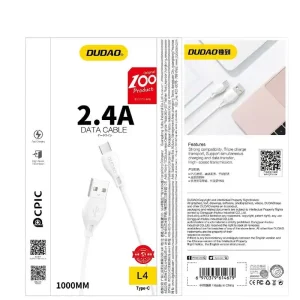 Szybka wysyłka DUDAO ® Przewód Kabel Do Iphone Usb - Lightning 2.4A 1M Hurtownia Sklep
