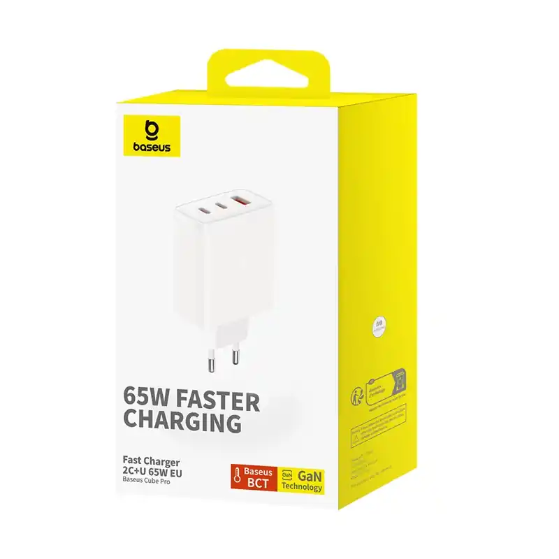 BASEUS ® Ładowarka Sieciowa Gan Cube Pro 65W 2X Usb-C Hurtownia Sklep Ograniczona ilość