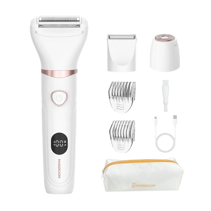 MAXGROOM ® Trymer Damski 3W1 Wodoodporny Do Ciała Twarzy Hurtownia Najlepsza cena