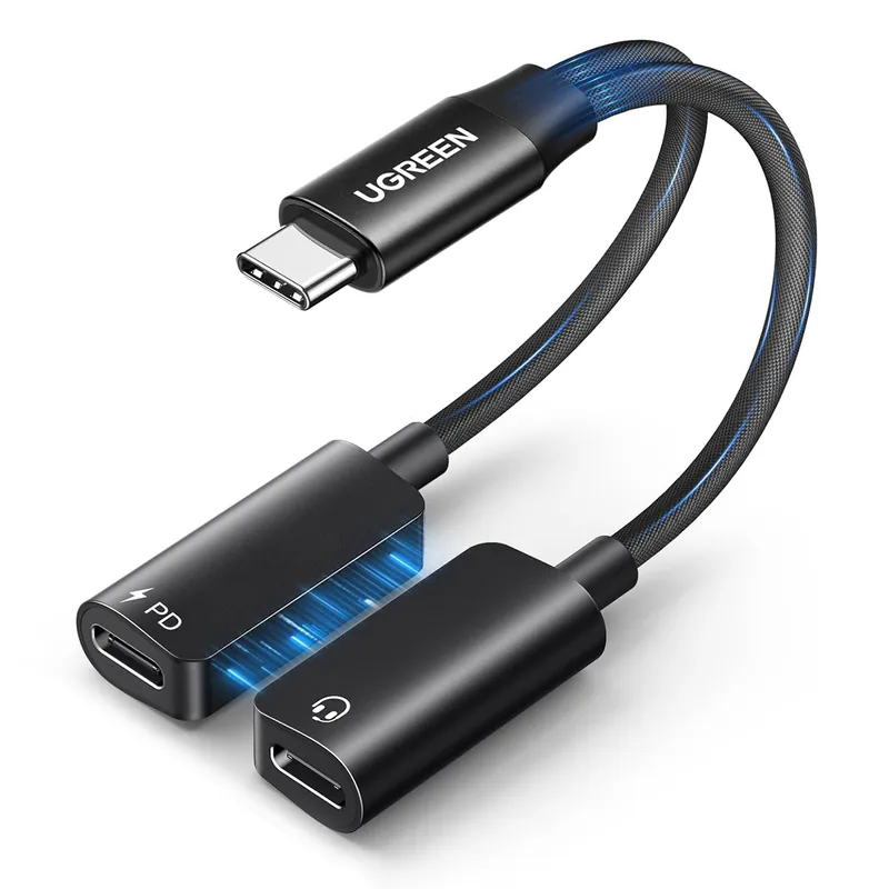 Wyprzedaż Ugreen ® Adapter Rozdzielacz Audio 2W1 Usb-C Audio Ładowanie Hurtownia