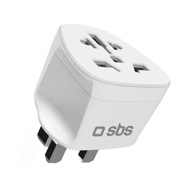 SBS ® Adapter Sieciowy Podróżny Uniwersalny Uk Biały Hurtownia Nie przegap