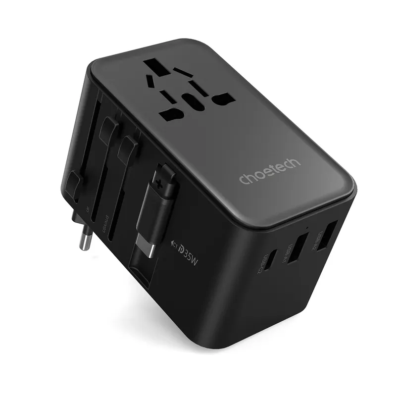 Oferta CHOETECH ® Adapter Ładowarka Podróżna 35W Eu / Us / Aus / Uk Hurtownia Dropshipp