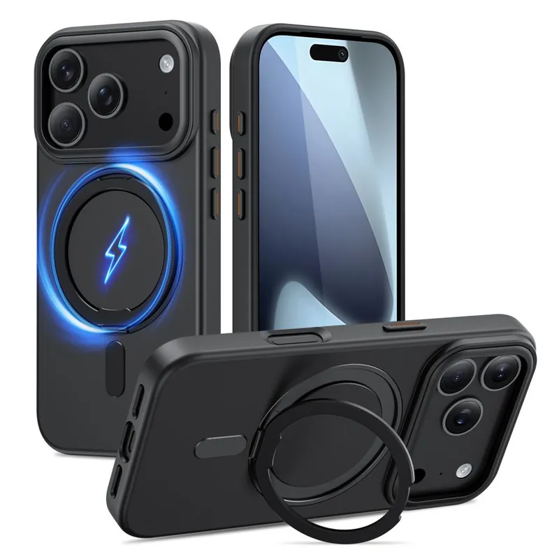 Obniżka ceny Tech-Protect ® Etui Na Iphone 17 Pro Magring Magsafe Czarny Mat Hurtownia