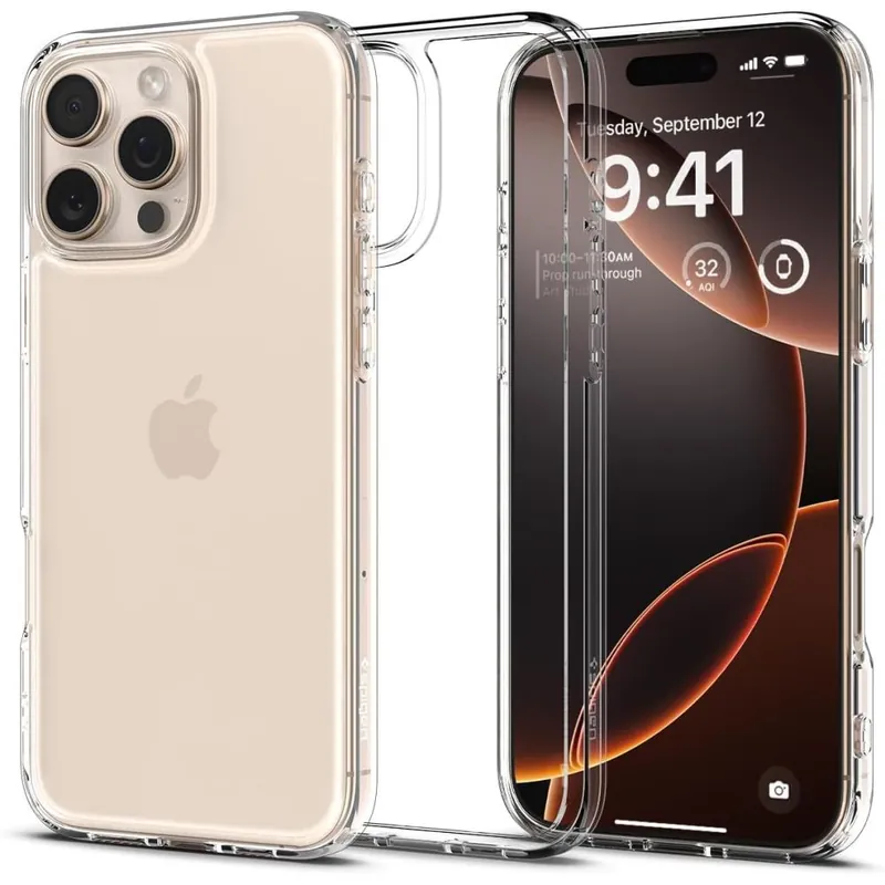 Bezpieczne zakupy SPIGEN ® Etui Plecki Na Iphone 16 Pro Ultra Hybrid Przezroczyste Hurtownia Drops