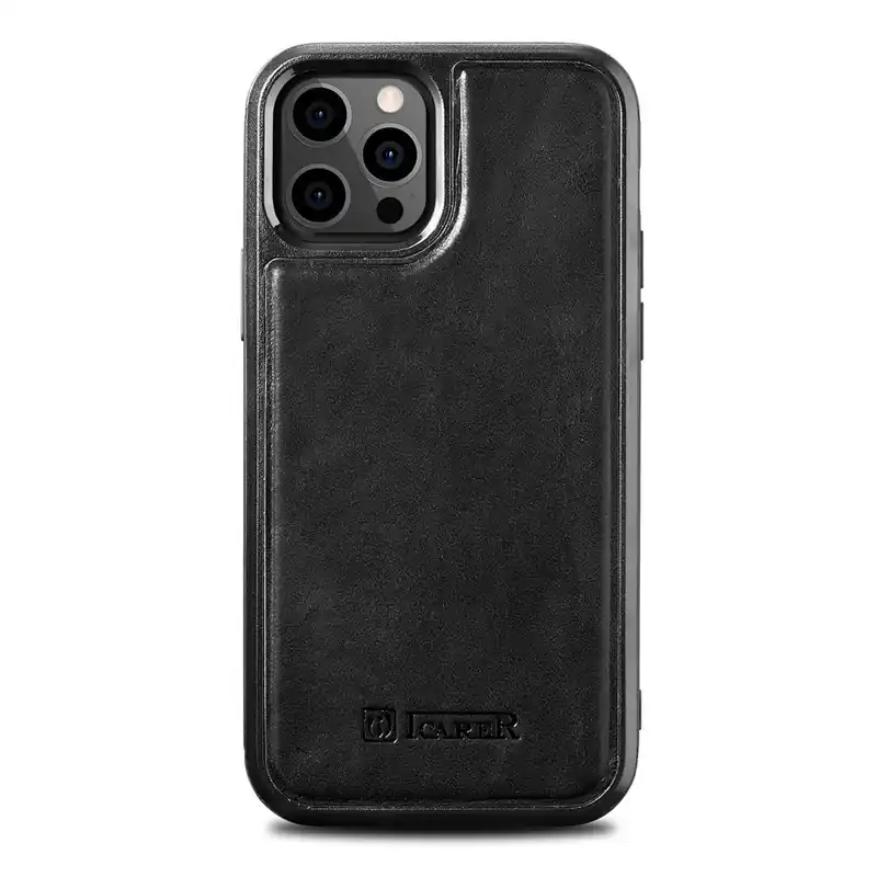 ICARER ® Etui Pokryte Naturalną Skórą Do Iphone 12 Pro Max Hurtownia Sklep Zamów teraz