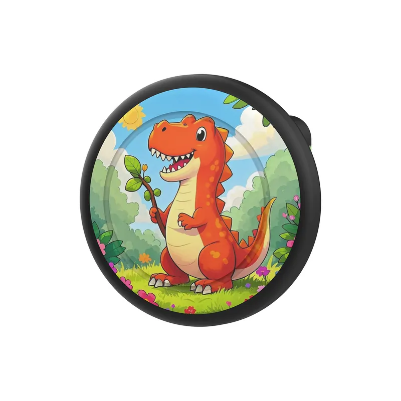 Hurtel ® Etui Przypinka Na Lokalizator Airtag Czarna Dinozaur Hurtownia Bezpieczne zakupy