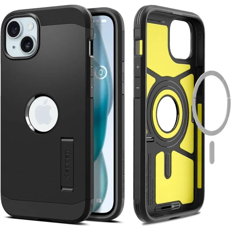 Hit cenowy SPIGEN ® Etui Tough Armor Magsafe Na Iphone 15 Czarne Hurtownia Sklep