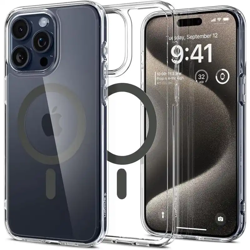 SPIGEN ® Etui Ultra Hybrid Mag Z Magsafe Na Iphone 15 Pro Hurtownia Sklep Ostatnie sztuki