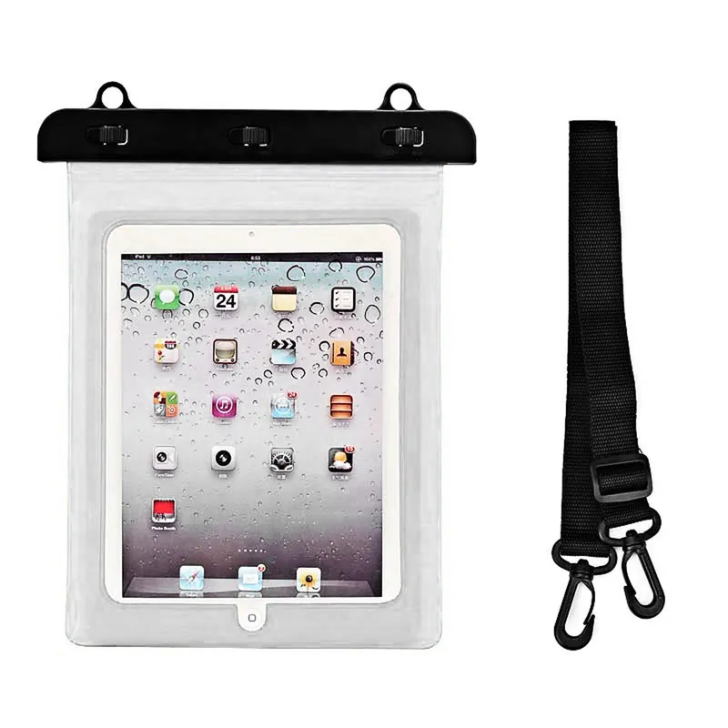 Kup teraz HURTEL ® Etui Wodoszczelne Na Tablet Pvc Z Paskiem Hurtownia Sklep