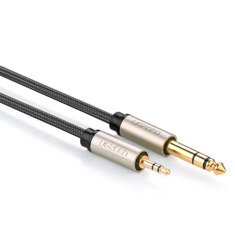 Nowy UGREEN ® Kabel Przewód Audio Trs Mini Jack 3.5Mm - Jack 6.35Mm Hurtownia Dropshi
