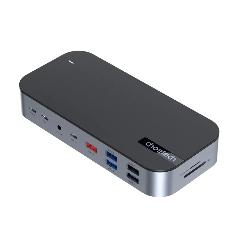 CHOETECH ® Hub Adapter M52 Usb-Cusb-A Hdmi Vga Dp Sd Tf Hurtownia Sklep Rabat
