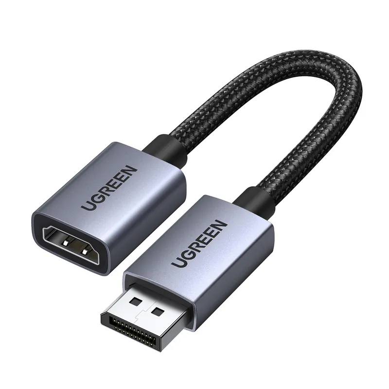 Zniżka Ugreen ® Kabel Adapter Displayport - Hdmi 4K 20Cm Szary Hurtownia