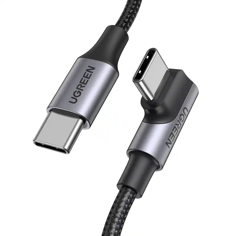 Darmowy zwrot UGREEN ® Kabel Przewód Kątowy Usb-C W Oplocie 480Mb/S 2M Hurtownia Sklep