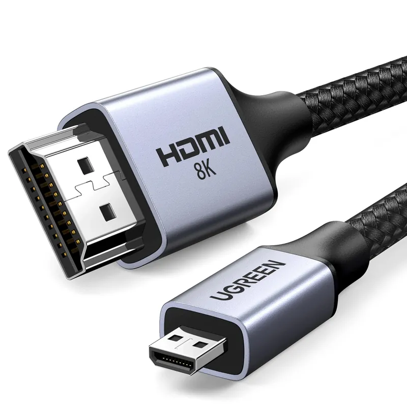 UGREEN ® Kabel Przewód Micro Hdmi - Hdmi 2.1 8K 1M - Szary Hurtownia Dropshippin Obniżka ceny
