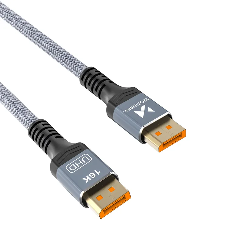 WOZINSKY ® Kabel Przewód Displayport Z Ceryfikatem Vesa 80 Gb/S Hurtownia Popularny
