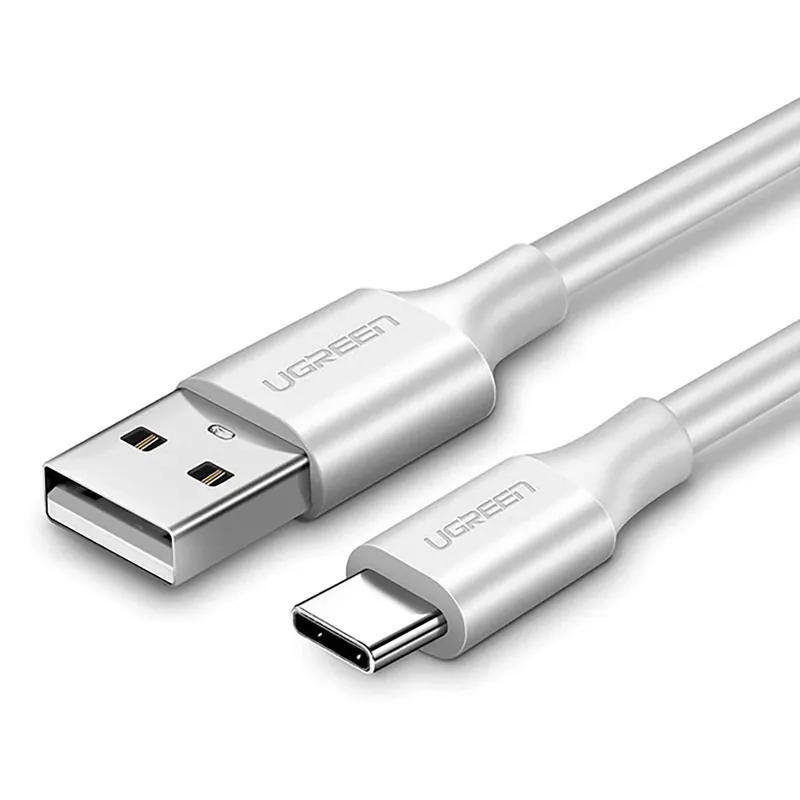 UGREEN ® Kabel Przewód Usb-A - Usb-C 3A 25Cm - Biały Hurtownia Dropshipping Szybka wysyłka