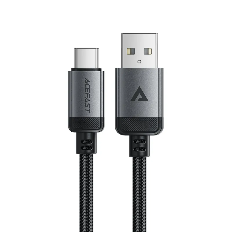 ACEFAST ® Kabel Przewód Usb-A - Usb-C 480Mb/S 3A 1.2M - Czarny Hurtownia Dropshi Ekspresowa dostawa