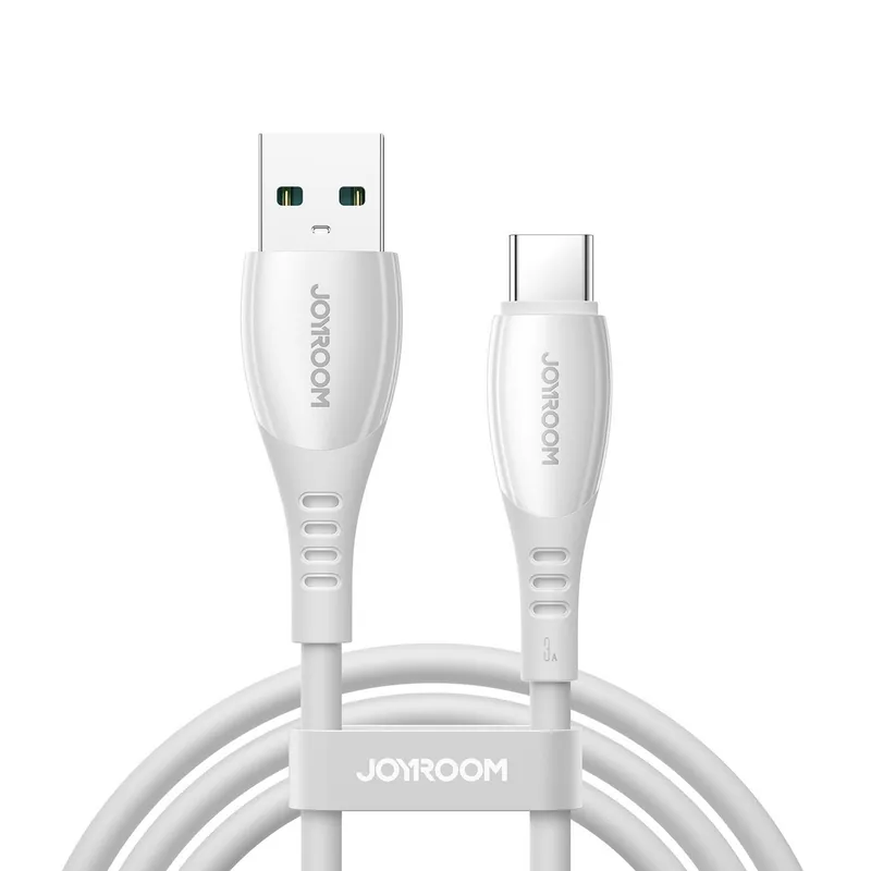 Wybór klientów JOYROOM ® Kabel Usb-A - Usb-C Vibrant Series 3A 1.2M Biały Hurtownia
