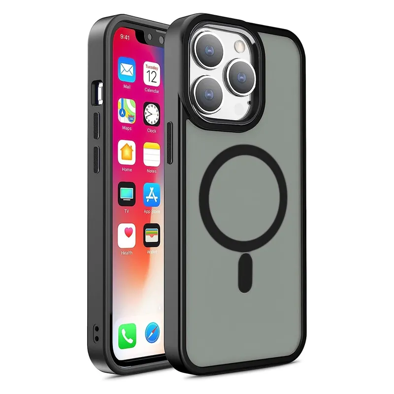 Wysoka jakość HURTEL ® Magnetyczne Etui Z Magsafe Do Iphone 15 Otworki Pod Smycz Hurtownia Skl