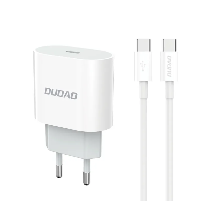 Ostatnia szansa DUDAO ® Mała Ładowarka Sieciowa A14Euc Pd 20W Usb-C + Kabel Hurtownia Dropshippi