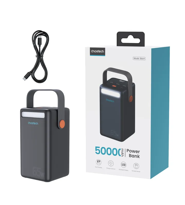CHOETECH ® Mini Stacja Zasilania Powerbank 50000Mah Usb-A Usb-C Hurtownia Sklep Ostatnia szansa