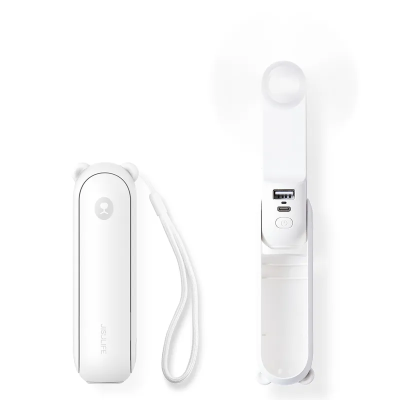 Jisulife ® Mini Wentylator Wiatrak Przenośny Z Funkcją Powerban Hurtownia Dropsh Nie przegap