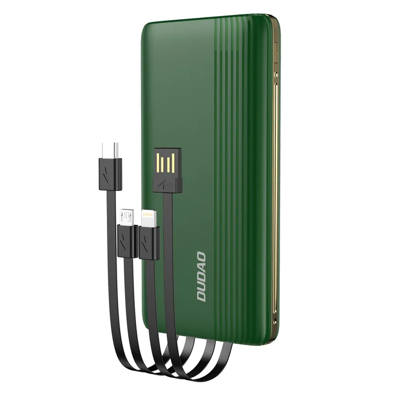 DUDAO ® Powerbank 10000Mah K4Pro Z Wbudowanymi Kablami Hurtownia Sklep Do wyczerpania zapasów