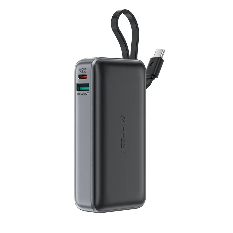 ACEFAST ® Powerbank 10000Mah Pd30W Z Wbudowanym Kablem Usb-C Hurtownia Dropshipp Szybka wysyłka