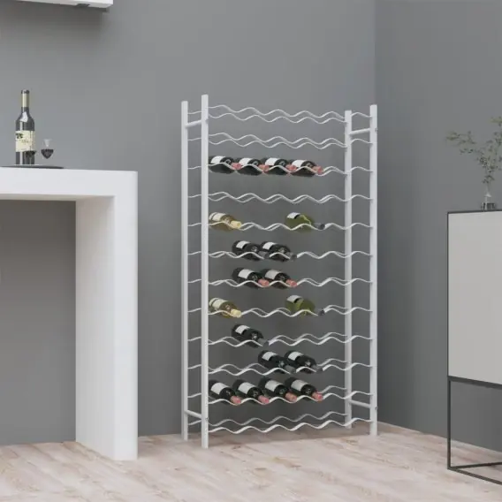 Stojak na 72 butelki wina, biały, metalowy Lumarko! - Hurtownia wielobranżowa Lumarko Wybór klientów