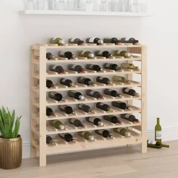 Stojak na wino, 109,5x30x107,5 cm, lite drewno sosnowe Lumarko! - Hurtownia wielobranżowa Lumarko Oferta