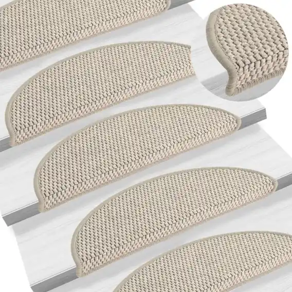 Oferta Samoprzylepne nakładki na schody, 15 szt., 56x20 cm, taupe Lumarko! - Hurtownia wielobranżowa Lumarko