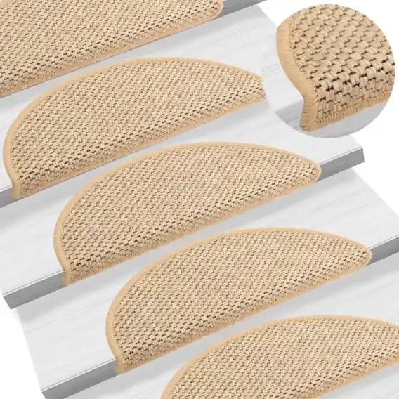 Ograniczona ilość Samoprzylepne nakładki na schody, 15 szt., 65x25 cm, beżowe Lumarko! - Hurtownia wielobranżowa Lumarko