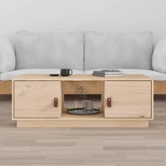 Stolik kawowy, 100x50x35 cm, lite drewno sosnowe Lumarko! - Hurtownia wielobranżowa Lumarko Bezpieczna płatność