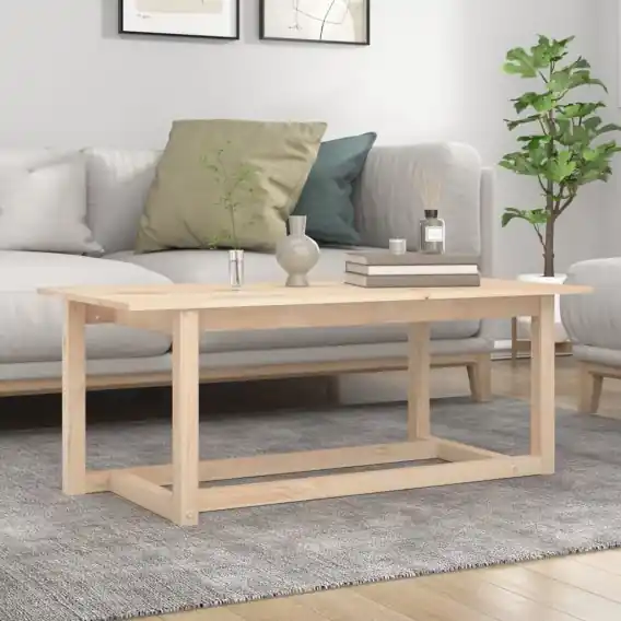 Stolik kawowy, 110x55x45 cm, lite drewno sosnowe Lumarko! - Hurtownia wielobranżowa Lumarko Oferta limitowana