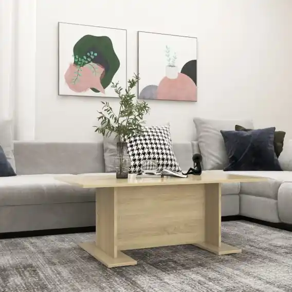 Stolik kawowy, dąb sonoma, 103,5x60x40 cm, płyta wiórowa Lumarko! - Hurtownia wielobranżowa Lumarko Oferta limitowana