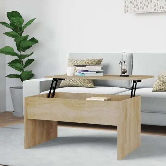Stolik kawowy, dąb sonoma, 80x50,5x41,5 cm Lumarko! - Hurtownia wielobranżowa Lumarko Wyjątkowa oferta