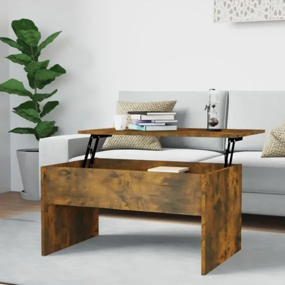 Promocja Stolik kawowy, przydymiony dąb, 80x50,5x41,5 cm Lumarko! - Hurtownia wielobranżowa Lumarko