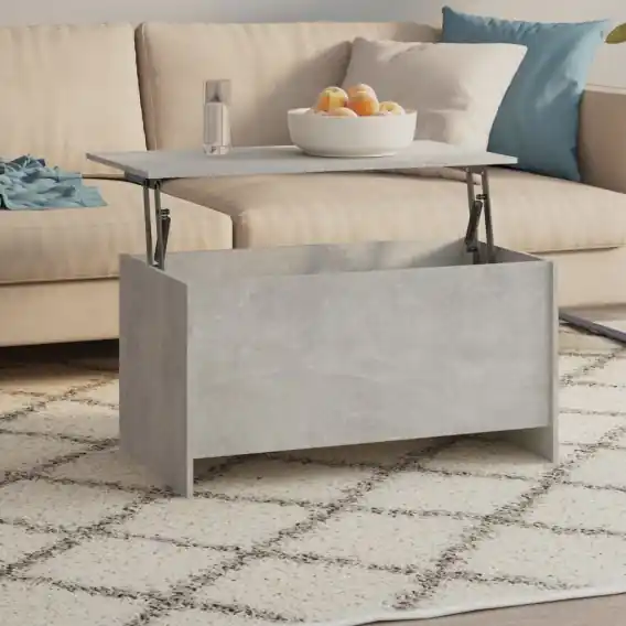 Stolik kawowy, szarość betonu, 102x55,5x52,5 cm Lumarko! - Hurtownia wielobranżowa Lumarko Darmowy zwrot