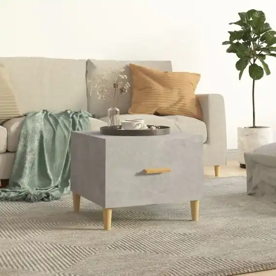 Bezpieczna płatność Stolik kawowy, szarość betonu, 50x50x40 cm Lumarko! - Hurtownia wielobranżowa Lumarko