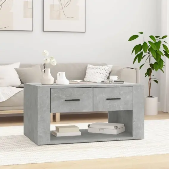 Stolik kawowy, szarość betonu, 80x50x40 cm Lumarko! - Hurtownia wielobranżowa Lumarko Zamów teraz