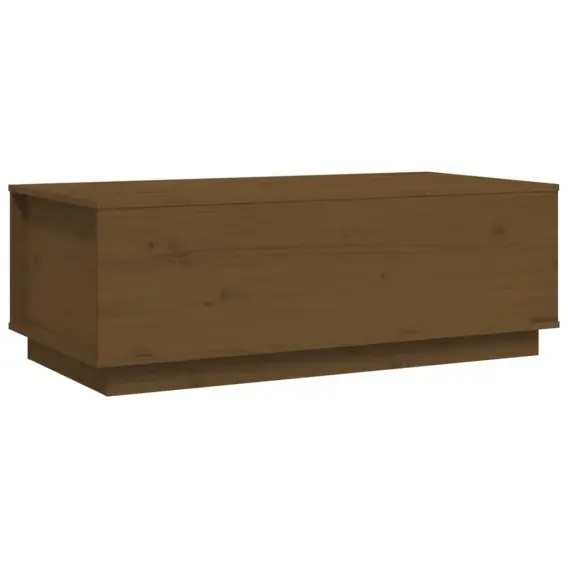 Stolik kawowy, miodowy brąz, 100x50x35 cm, lite drewno sosnowe Lumarko! - Hurtownia wielobranżowa Lumarko Tylko do końca tygodnia