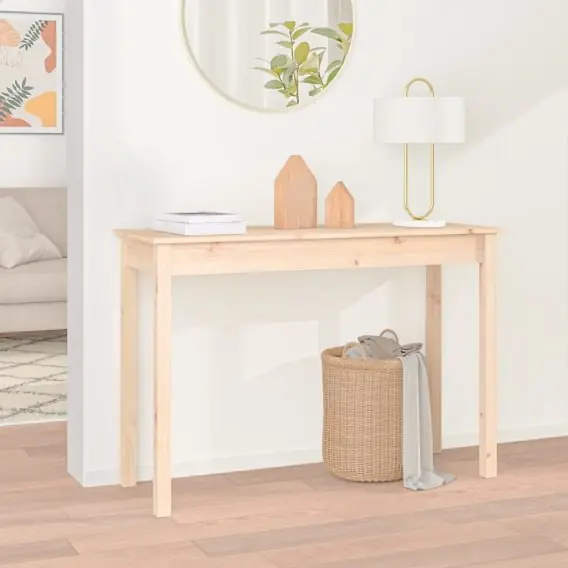 Stolik konsolowy, 110x40x75 cm, lite drewno sosnowe Lumarko! - Hurtownia wielobranżowa Lumarko Wyprzedaż