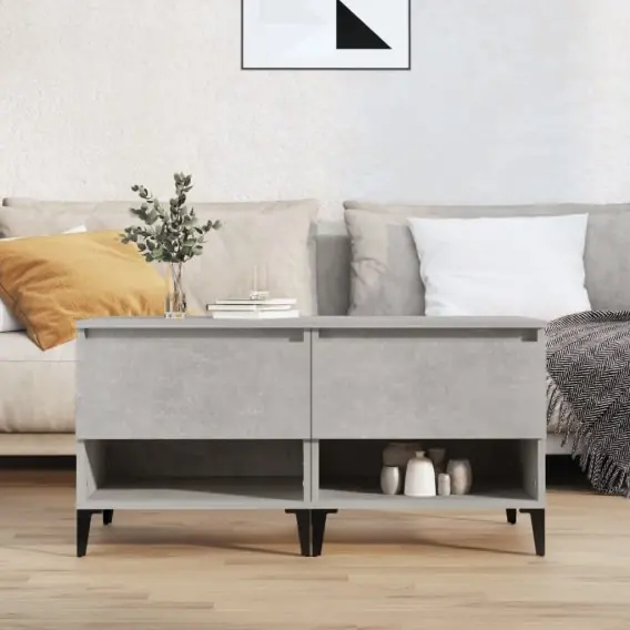 Stoliki boczne, 2 szt., szarość betonu, 50x46x50 cm Lumarko! - Hurtownia wielobranżowa Lumarko Kup teraz