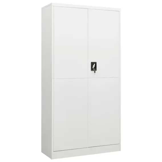 Bezpieczna płatność Szafa zamykana na klucz, biała, 90x40x180 cm, stalowa Lumarko! - Hurtownia wielobranżowa Lumarko