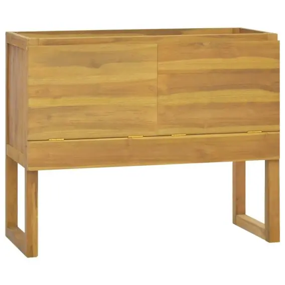 Szafka łazienkowa, 90x45x75 cm, lite drewno tekowe Lumarko! - Hurtownia wielobranżowa Lumarko Ekspresowa dostawa